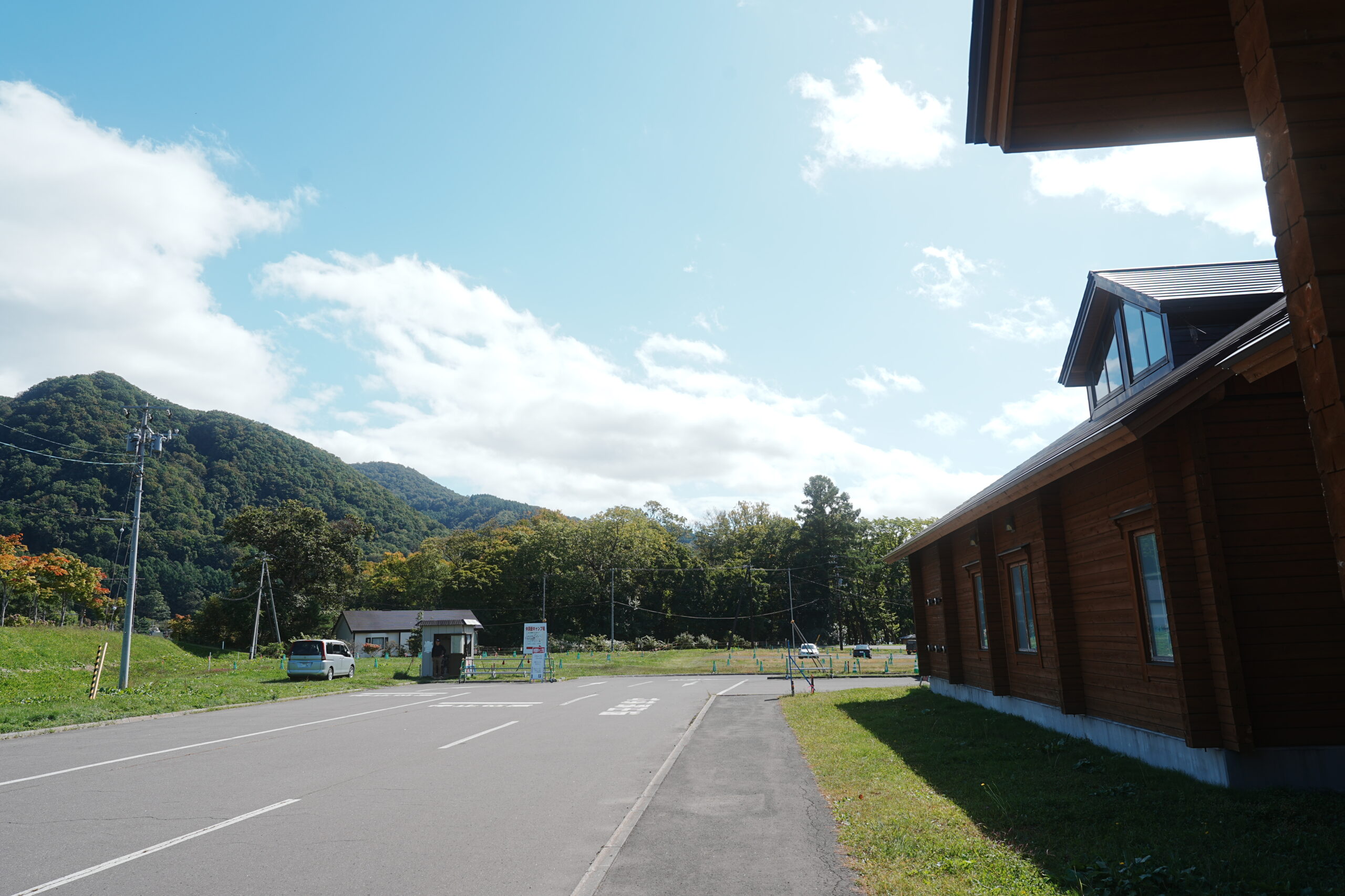 仲洞爺キャンプ場・道路