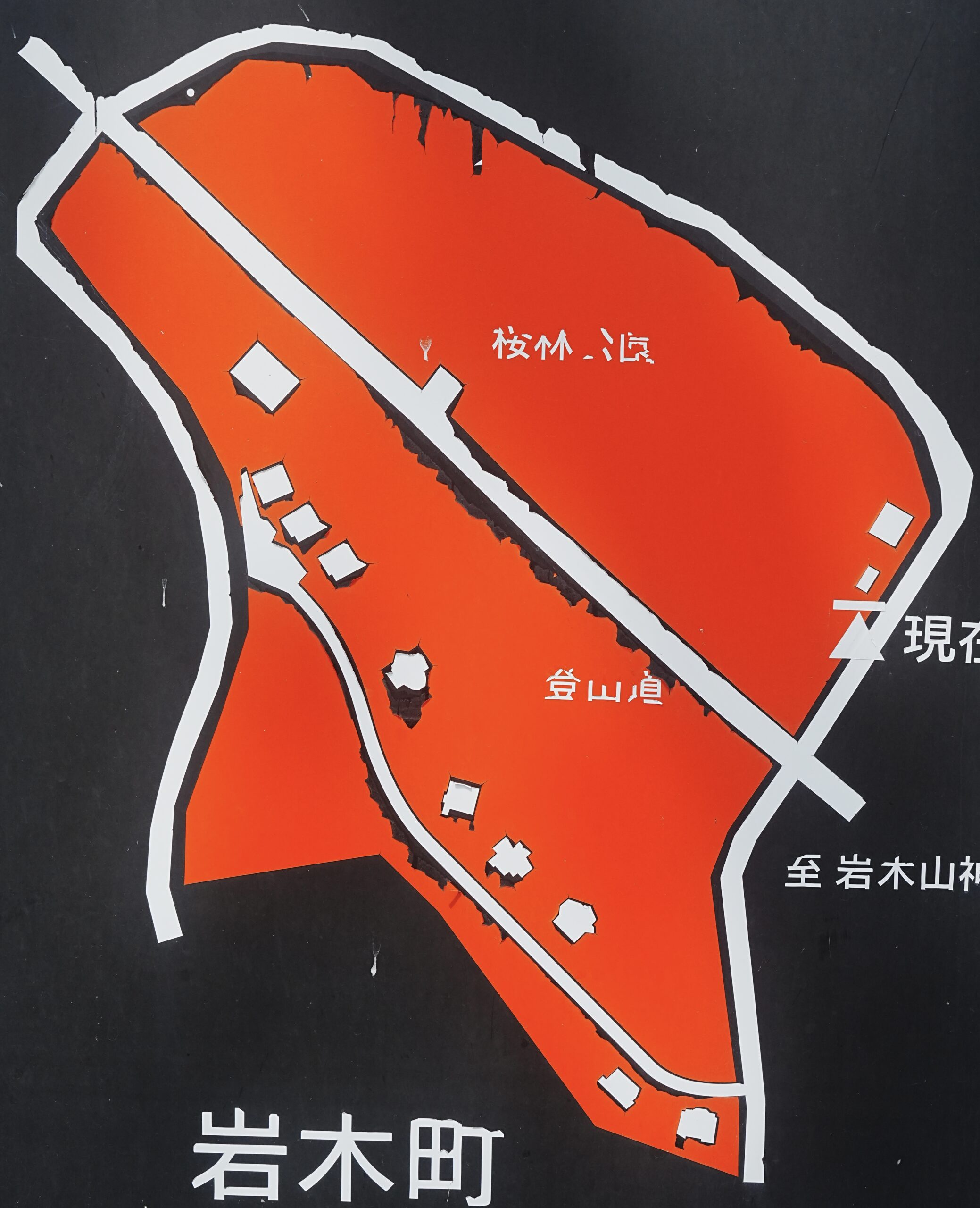 岩木山桜林公園キャンプ場・サイトマップ
