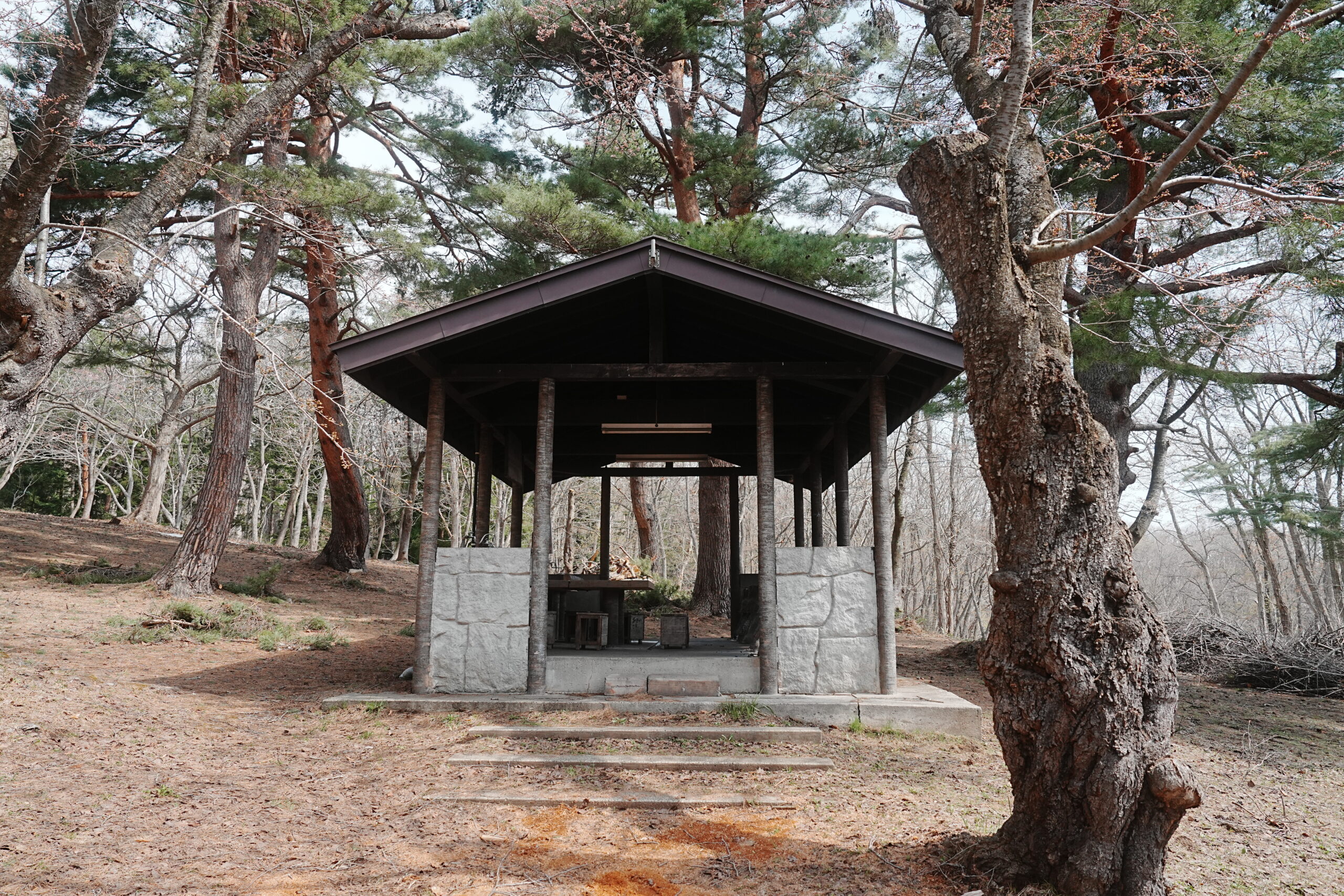 岩木山桜林公園キャンプ場・下側炊事場1