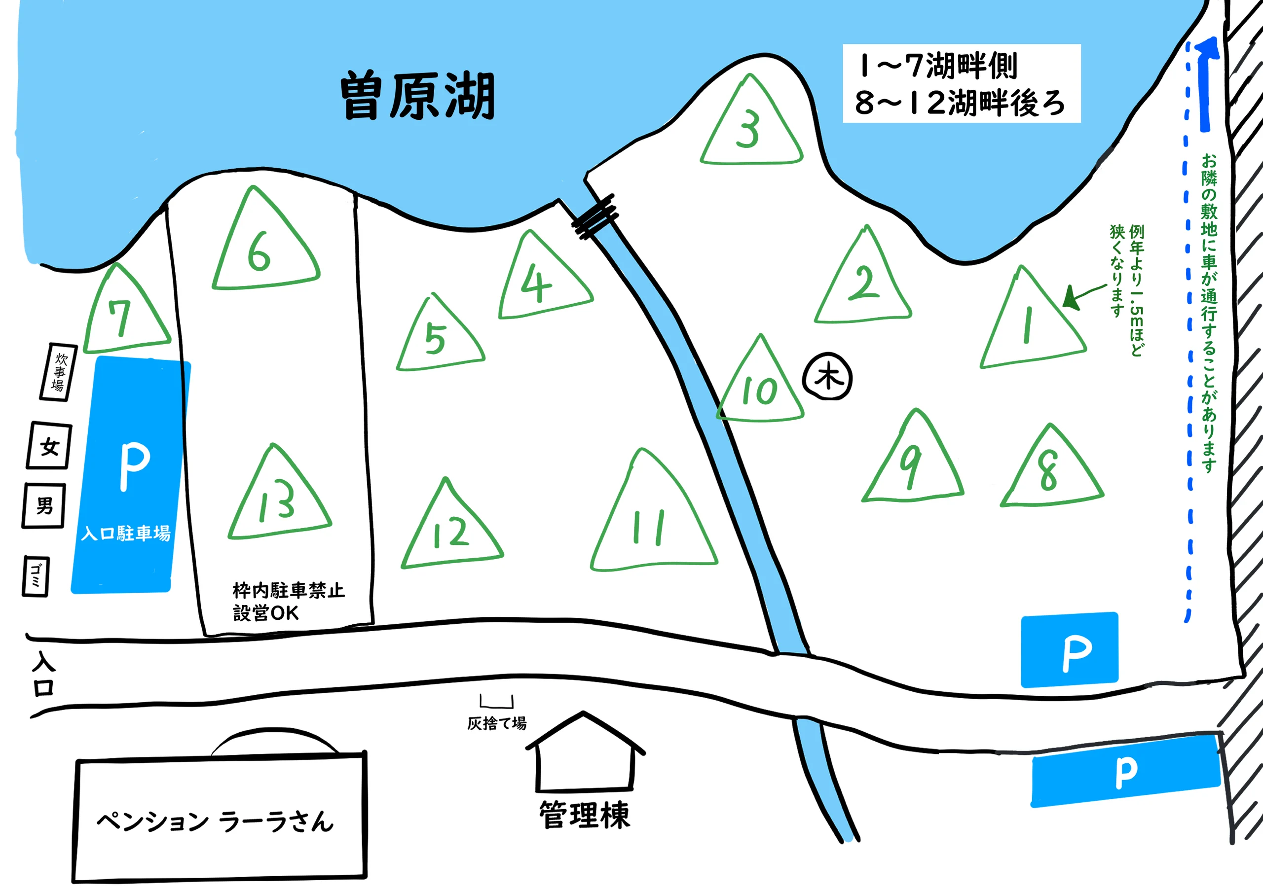 ほとりの遊びば・サイトマップ