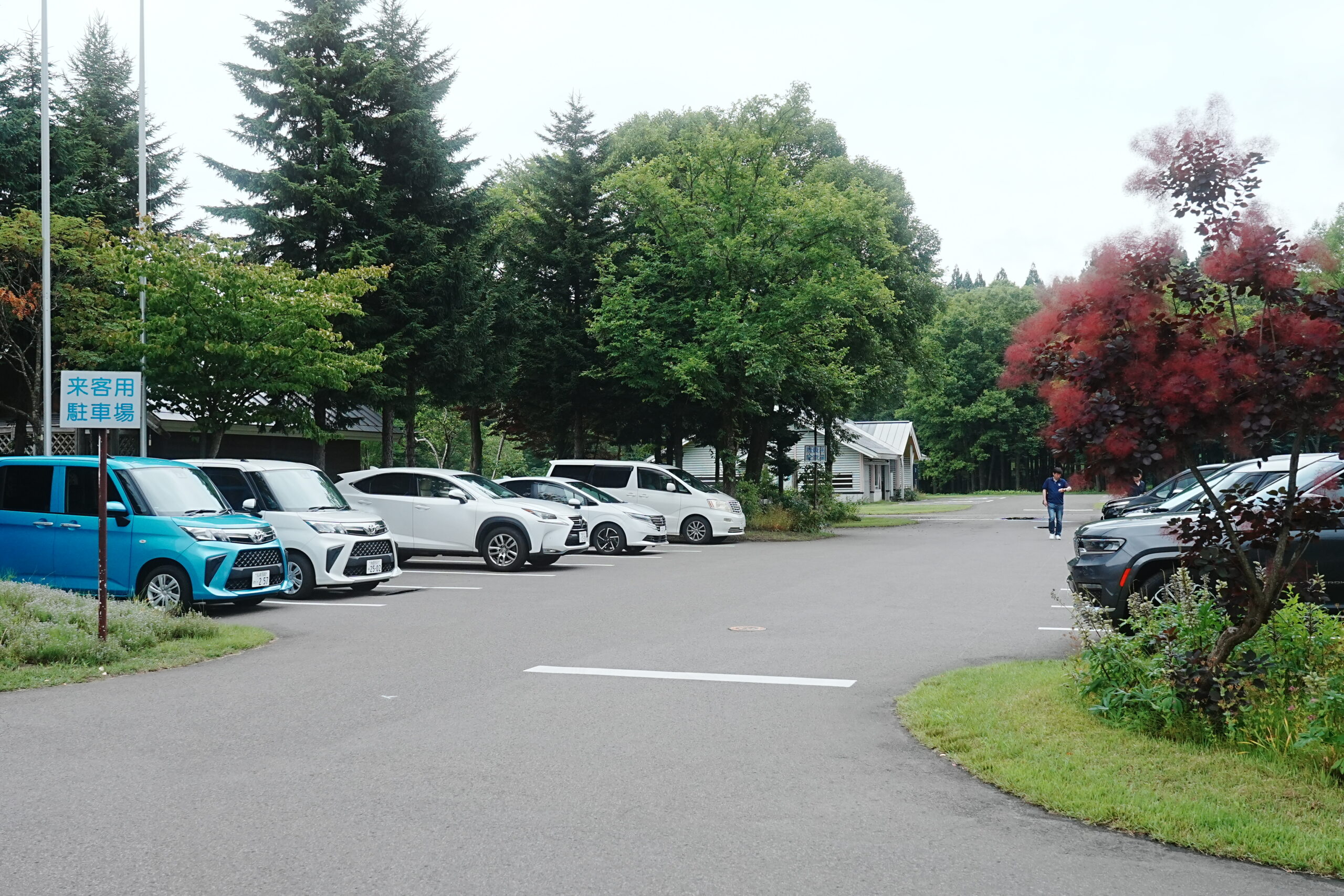 北欧の杜・総合案内駐車場