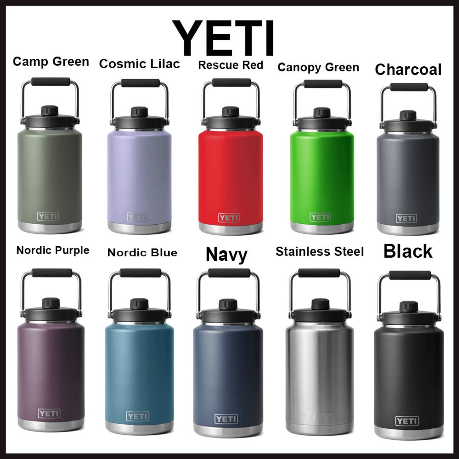 yeti jug varietion