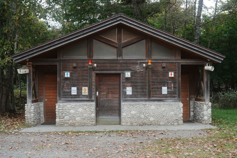 美笛キャンプ場・トイレ