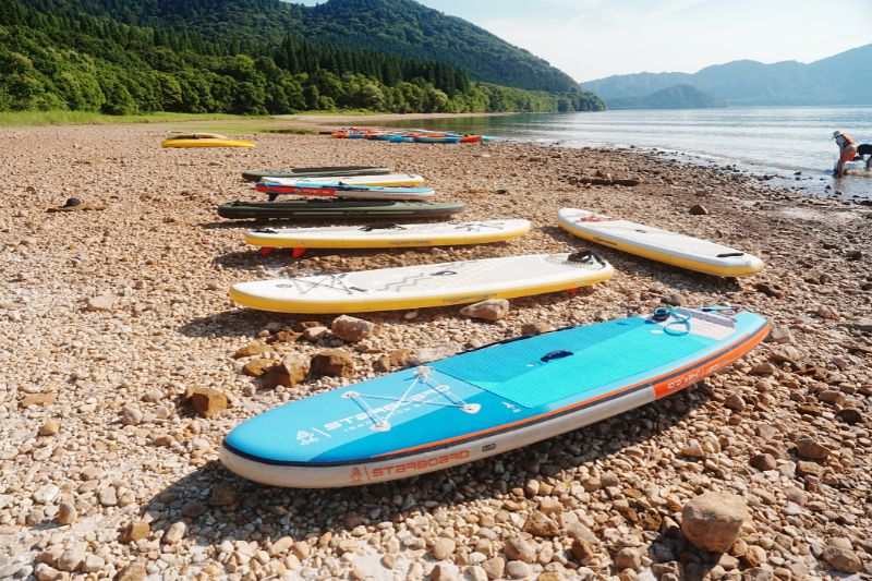 田沢湖キャンプ場・SUP
