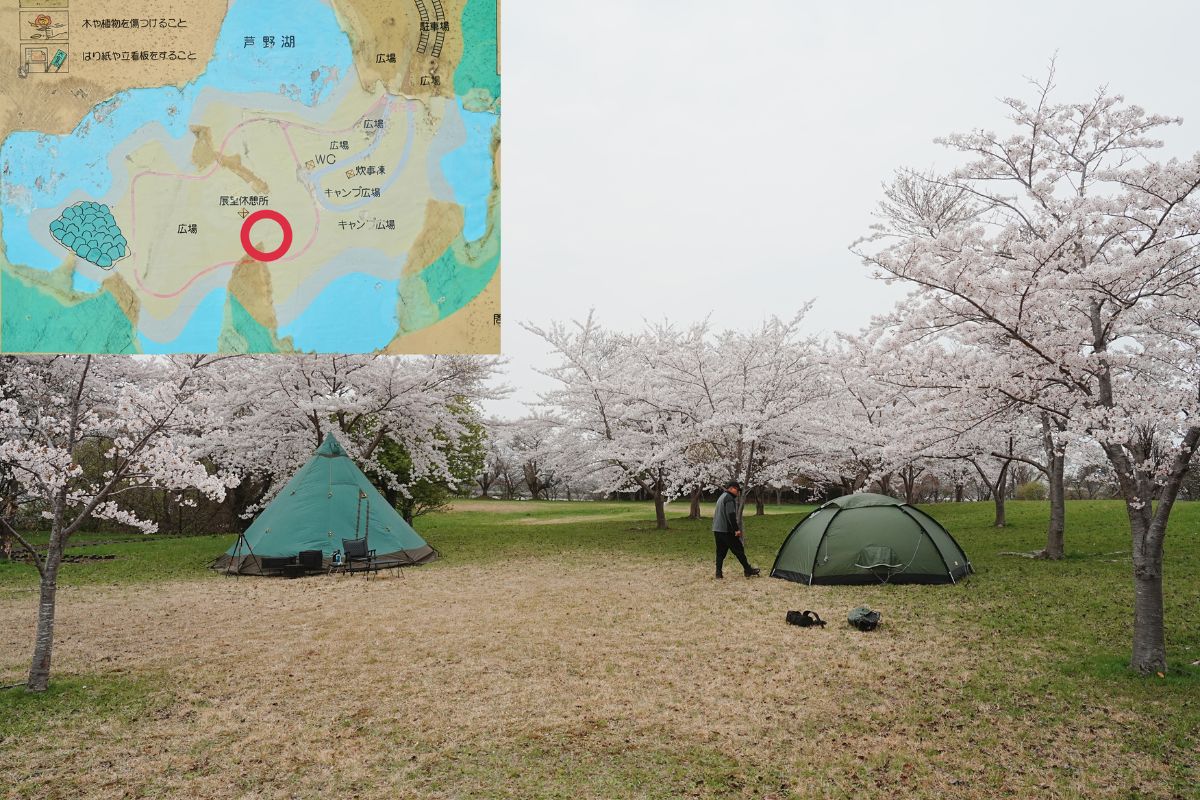 芦野公園フリーサイト解説１２