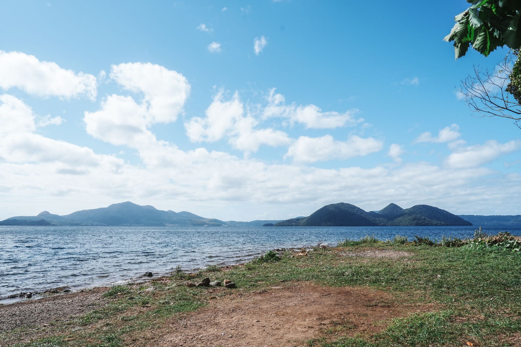 仲洞爺キャンプ場・絶景　オートサイト　先端