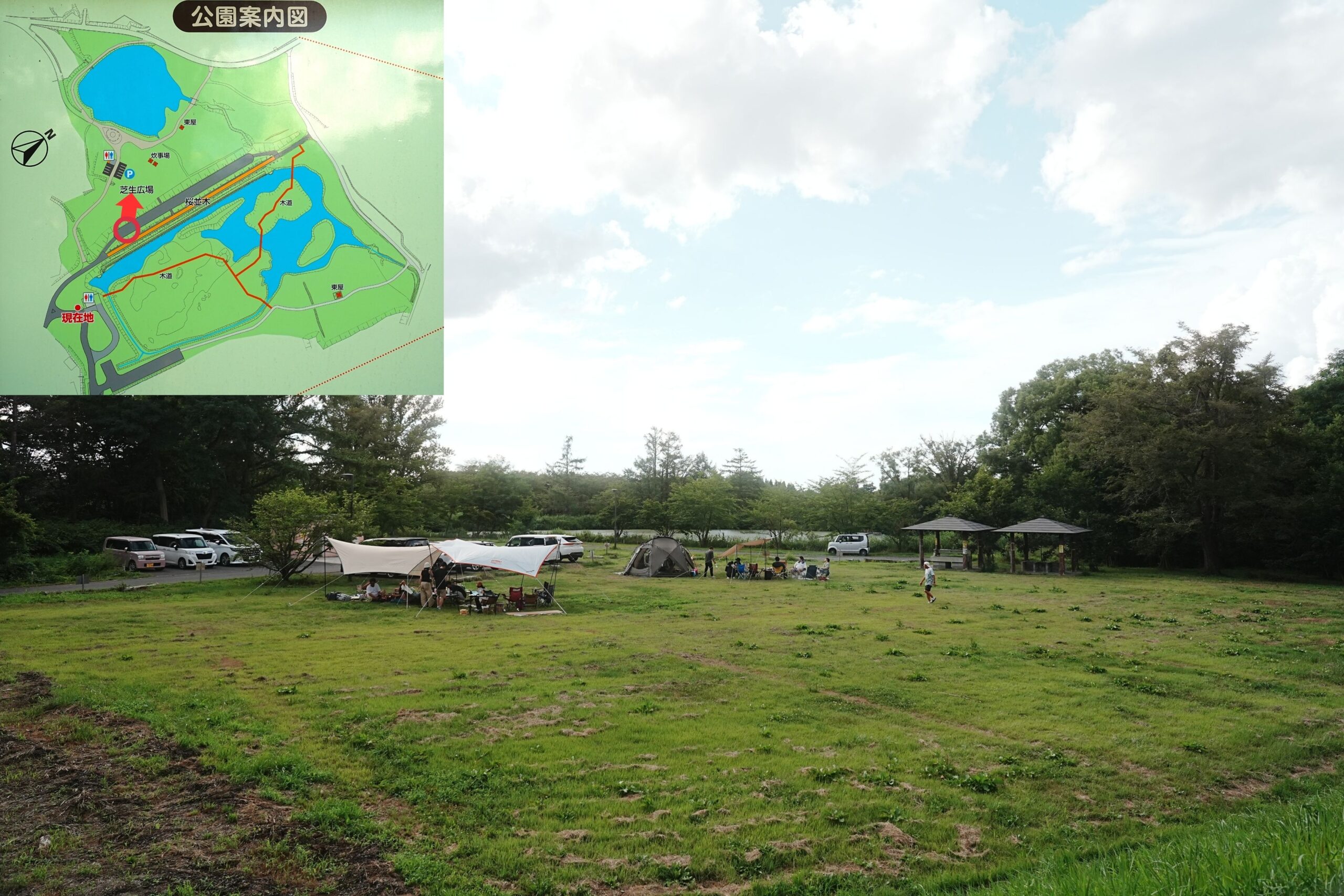 浪岡湿性花園キャンプ場・サイト解説３
