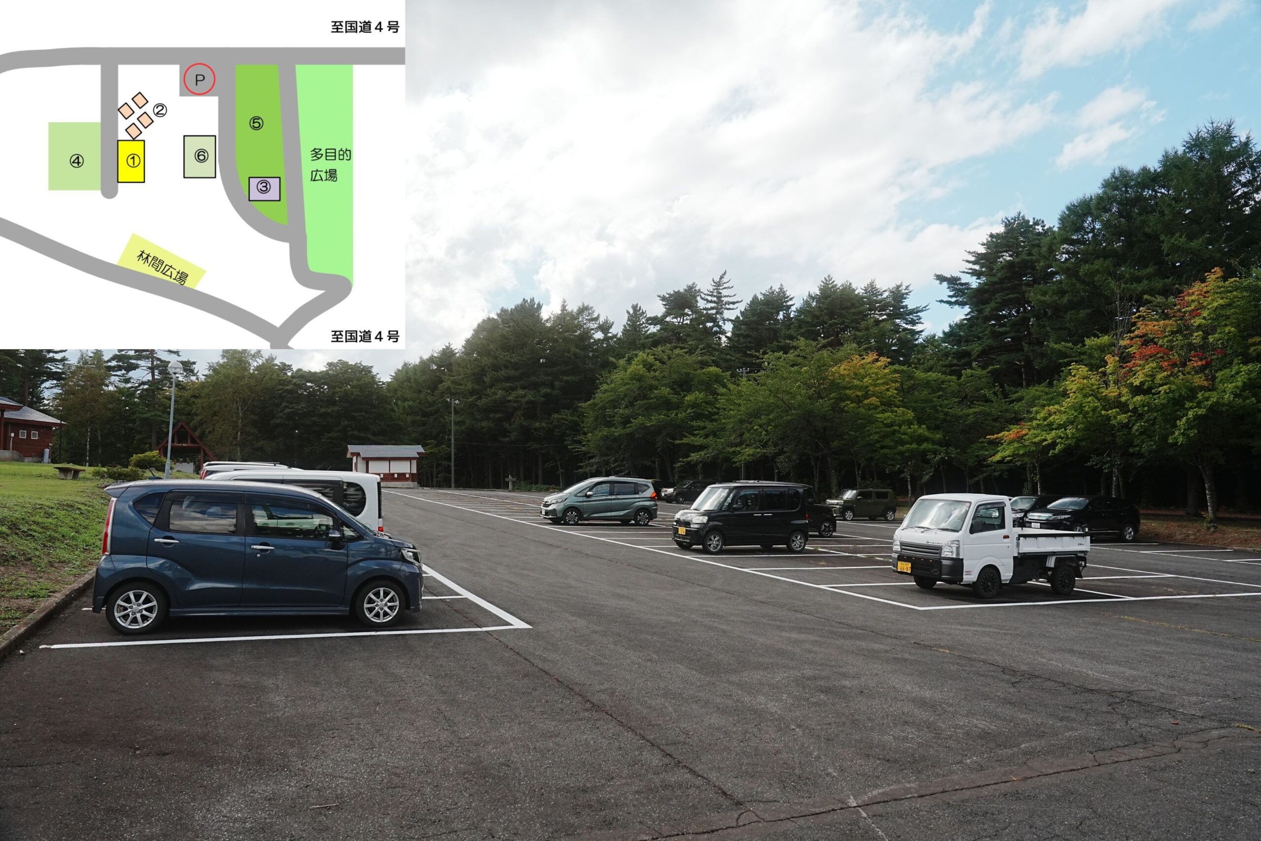 柴崎レクリエーション施設・駐車場