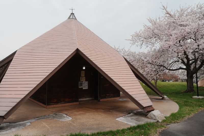 芦野公園オートキャンプ場・トイレ外観