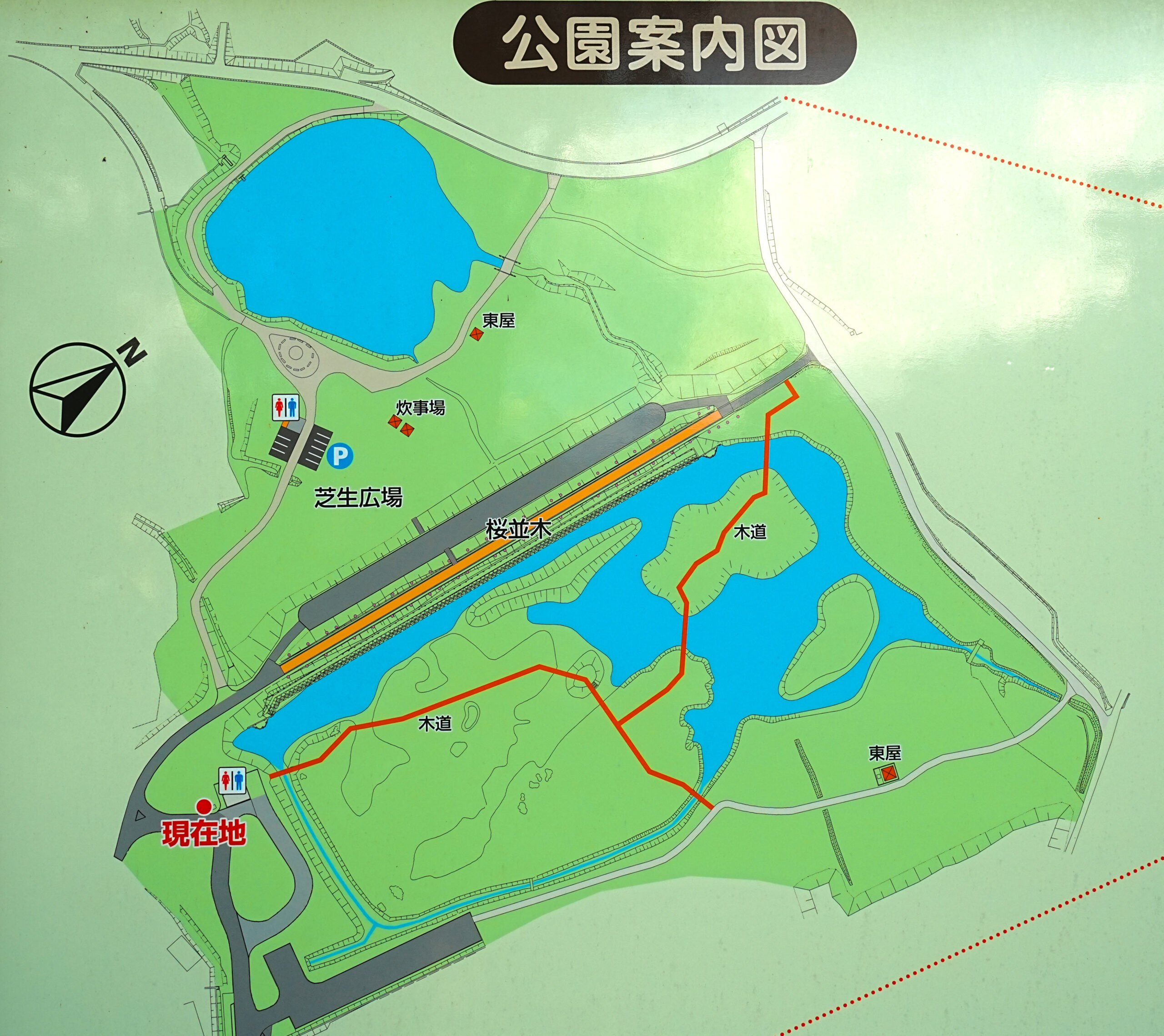 浪岡湿性花園キャンプ場・サイトマップ