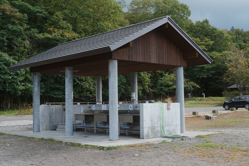 モラップキャンプ場・炊事場
