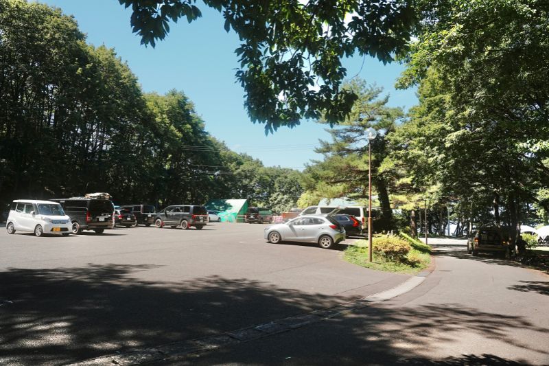 田沢湖キャンプ場・駐車場1