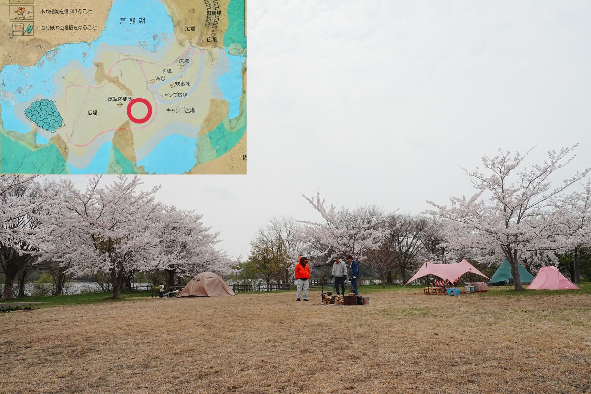 芦野公園フリーサイト解説８