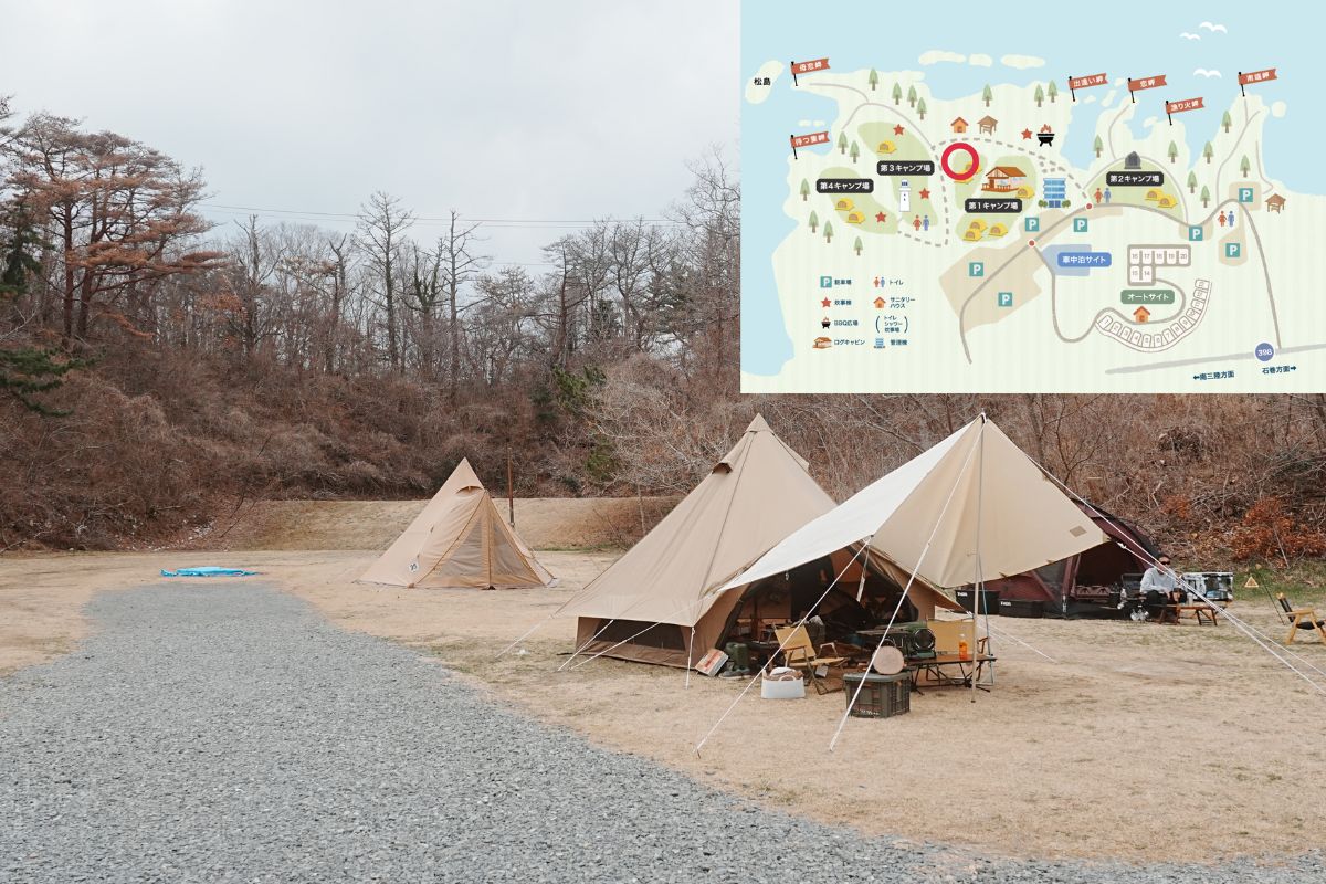神割崎キャンプ場・第１キャンプ場　解説４