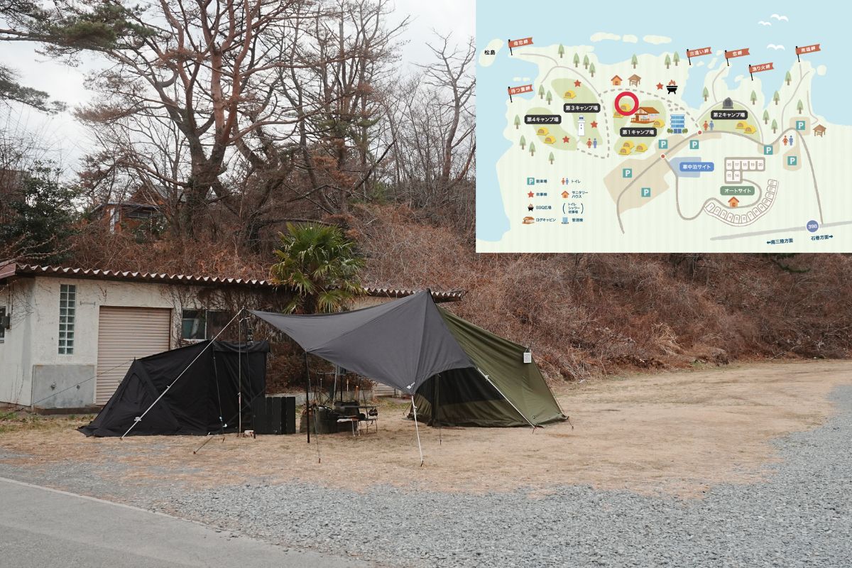 神割崎キャンプ場・第１キャンプ場　解説３