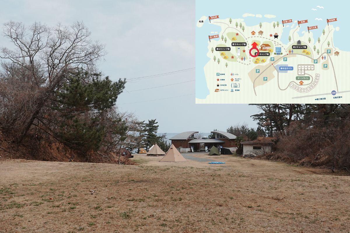 神割崎キャンプ場・第１キャンプ場　解説５