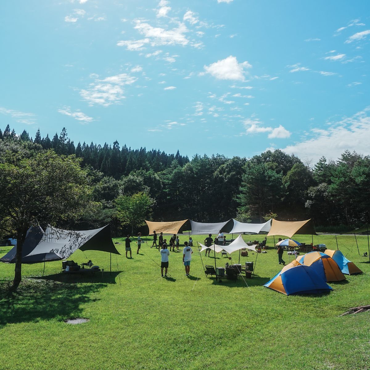 秋田県立中央公園ファミリーキャンプ場　アイキャッチ　秋田でキャンプ