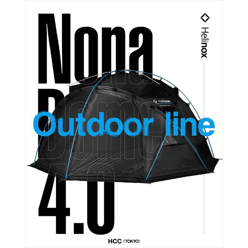 HILLEBERG - Helinox  Nonadome ノナドーム 黒 ベッドルームフルセット！4点 Nona Dome 4.0 - Black – HCC TOKYO - Helinox Creative Center