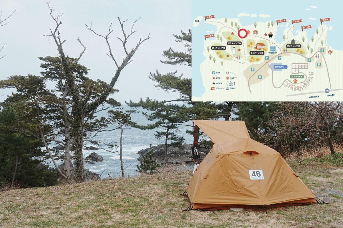 神割崎キャンプ場・第１キャンプ場　解説６