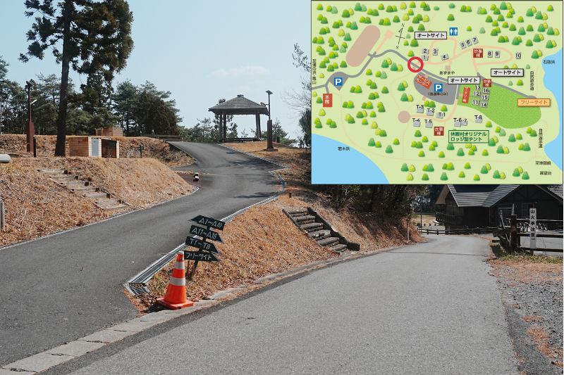 休暇村気仙沼大島キャンプ場・道路２