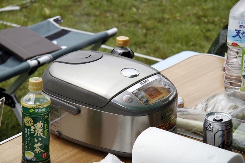 キャンプ　炊飯器