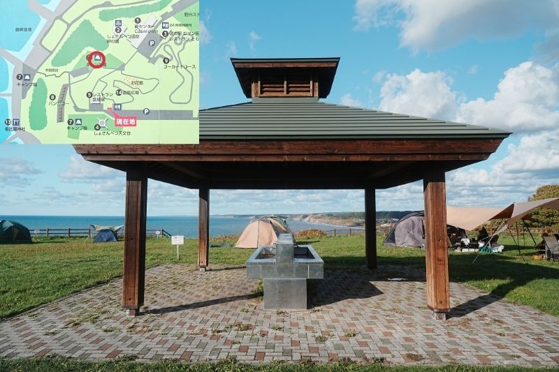 北海道・初山別みさき台公園キャンプ場② 炊事場
