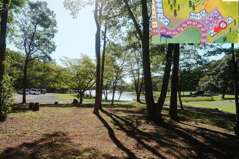 北海道・OHNUMA CAMPBASE 林間エリア 解説2