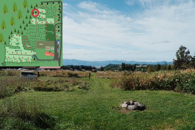 北海道・星に手の届く丘キャンプ場 中段 右 解説
