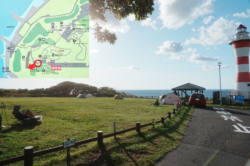 北海道・初山別みさき台公園キャンプ場① 解説2