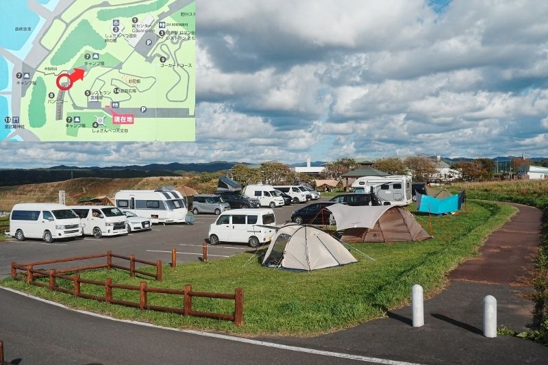 北海道・初山別みさき台公園キャンプ場② 解説1
