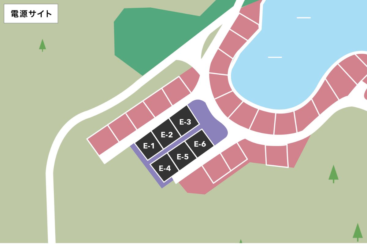北海道・OHNUMA CAMPBASE 電源サイトマップ