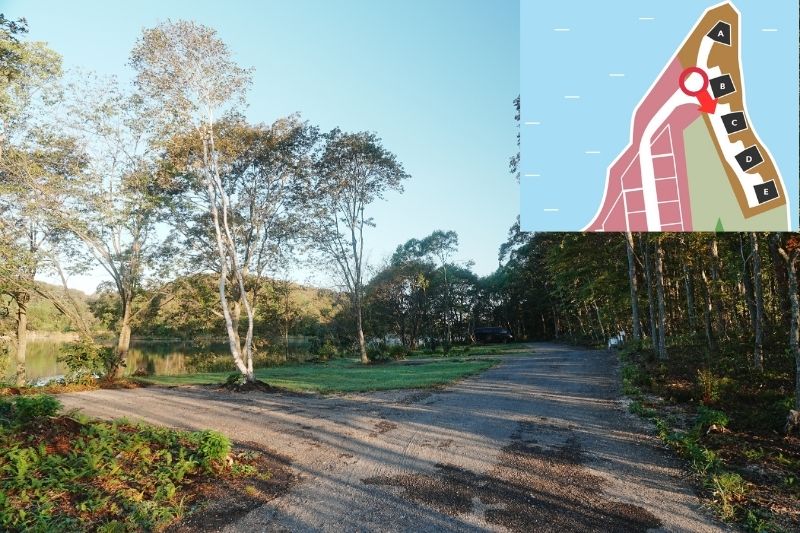 北海道・OHNUMA CAMPBASE プレミアムプライベートサイト 通路