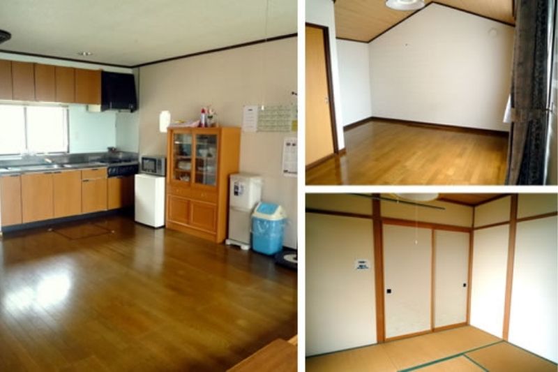 北海道・士幌高原ヌプカの里キャンプ場 コテージ からまつ 内観