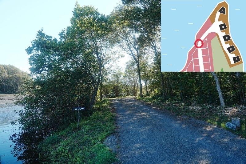 北海道・OHNUMA CAMPBASE プレミアムプライベートサイト 入口