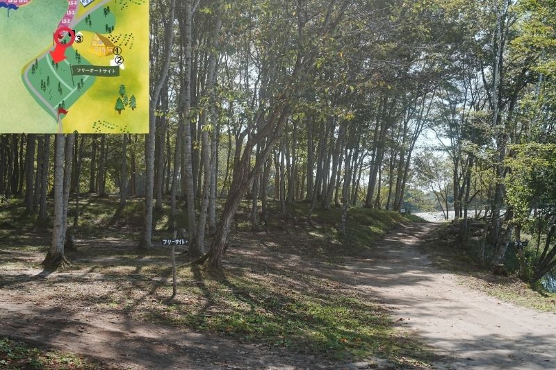 北海道・OHNUMA CAMPBASE フリーオートサイトサイト 解説1