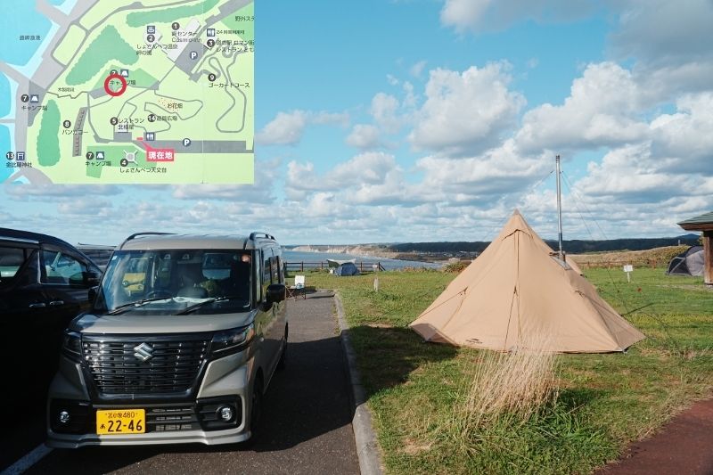 北海道・初山別みさき台公園キャンプ場② 解説3