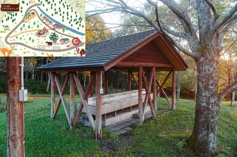 北海道・士幌高原ヌプカの里キャンプ場 炊事場 外観