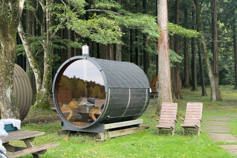 ふもとっぱらキャンプ場 コロッケ サウナ