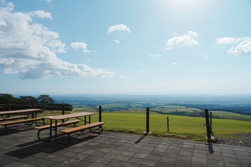 北海道・士幌高原ヌプカの里キャンプ場　ナイタイテラス
