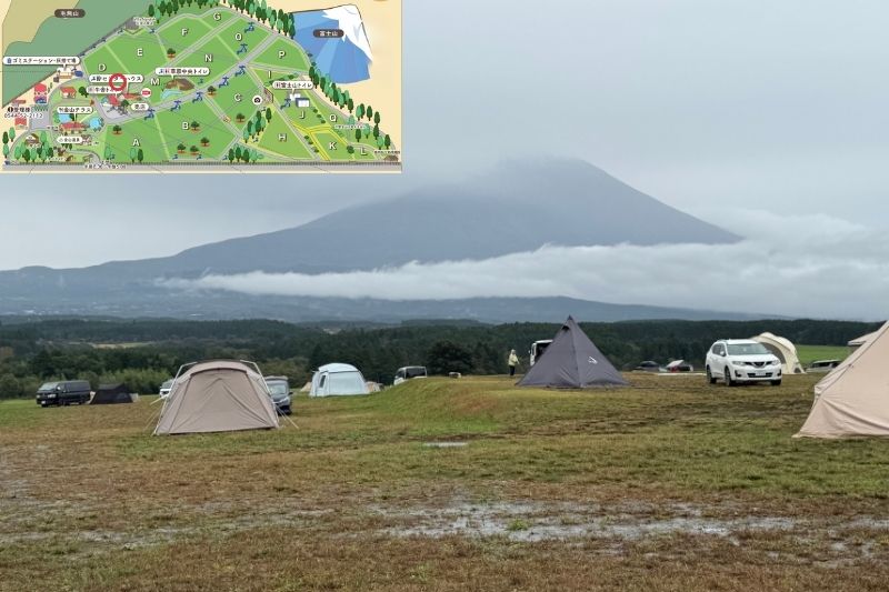 ふもとっぱらキャンプ場 Dサイト解説3