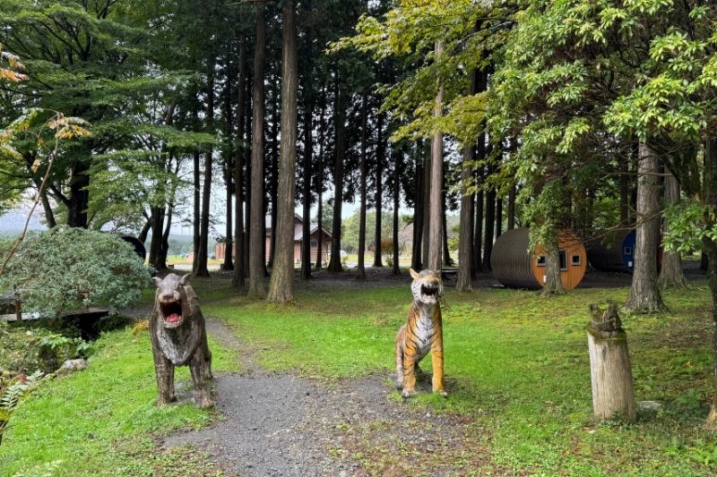 ふもとっぱらキャンプ場　コロッケ　動物　オブジェ (2)
