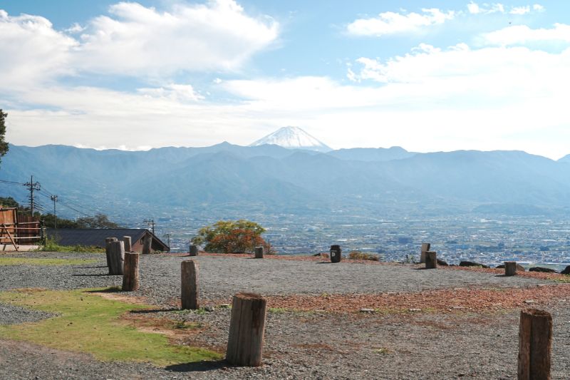 スリーストーンキャンプ場　景観　富士山　解説　