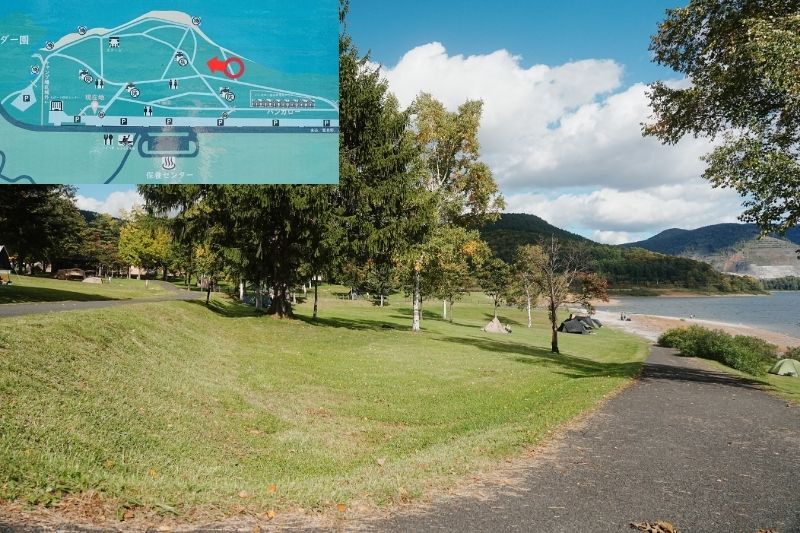 かなやま湖畔キャンプ場 サイト解説30