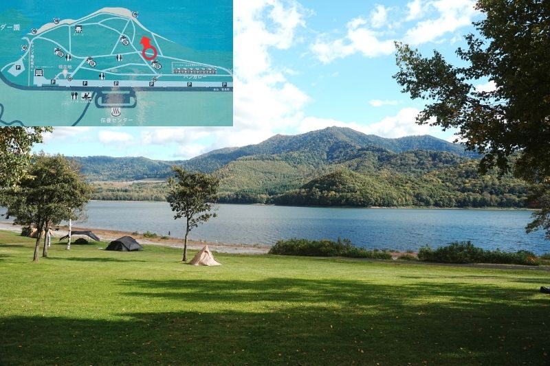 かなやま湖畔キャンプ場 サイト解説29