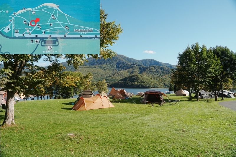 かなやま湖畔キャンプ場 サイト解説17
