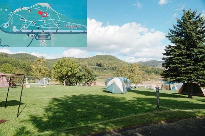 かなやま湖畔キャンプ場 サイト解説15