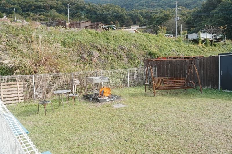 スリーストーンキャンプ場　ドッグラン１