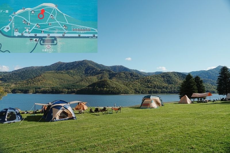 かなやま湖畔キャンプ場 サイト解説13