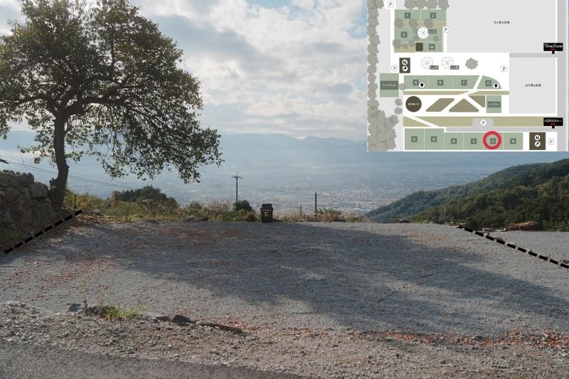 スリーストーンキャンプ場　Uサイト　解説