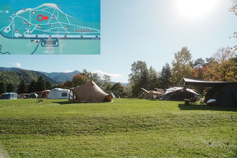 かなやま湖畔キャンプ場 サイト解説14